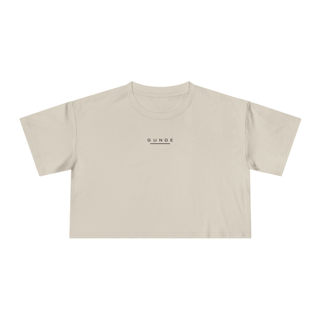 The Studio Tee – Signature (Cropped, Women’s, Bone)
