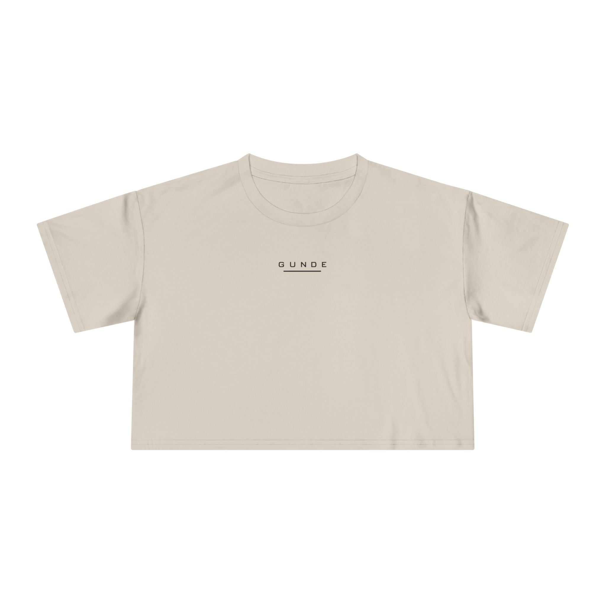 The Studio Tee – Signature (Cropped, Women’s, Bone)