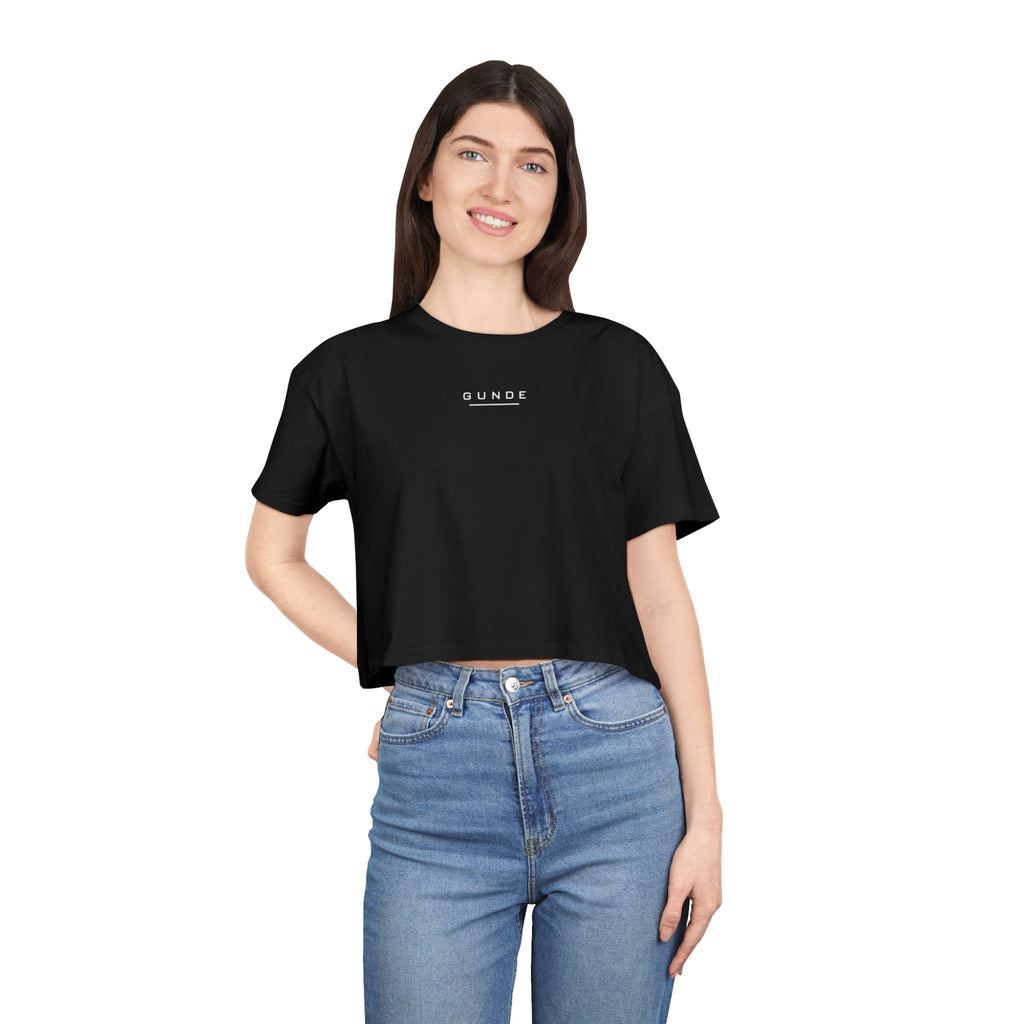 The Studio Tee – Signature (Cropped, Women’s, Black)