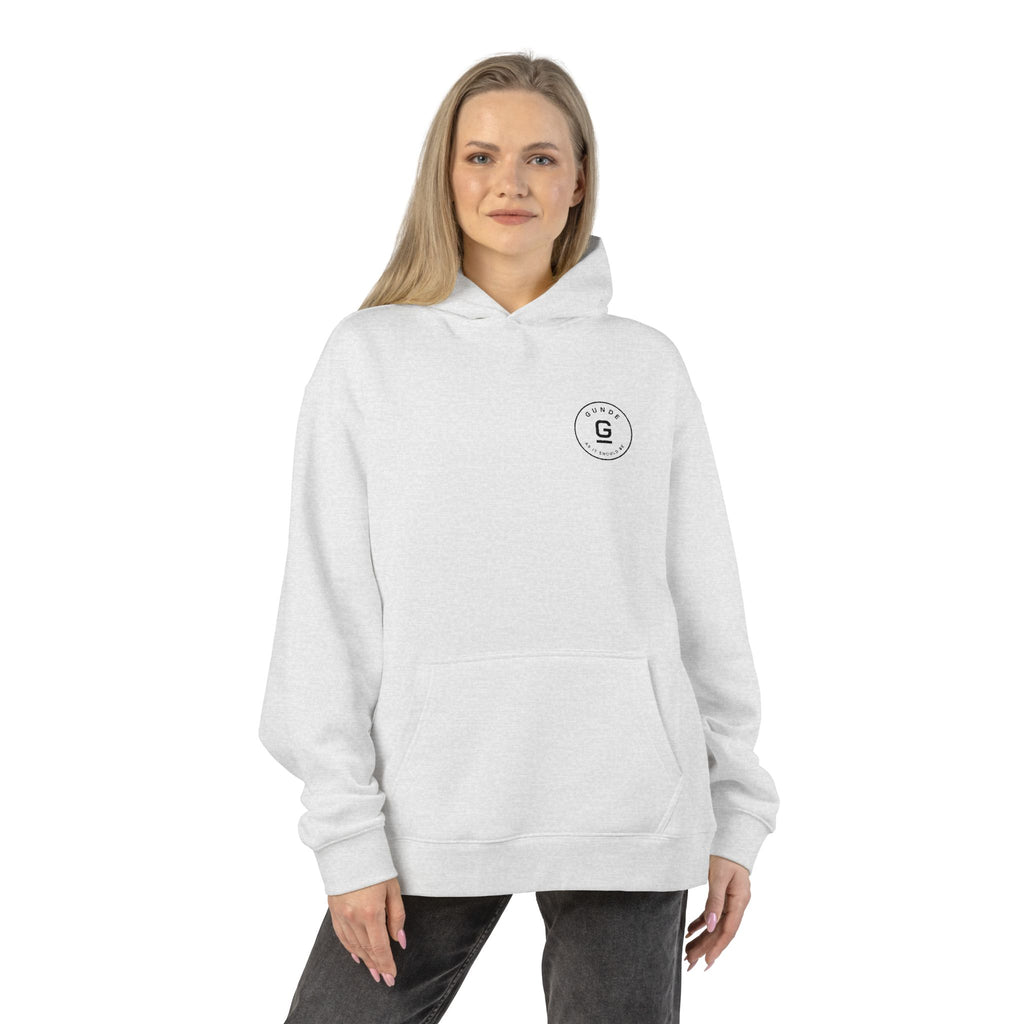 The Sunday Hoodie — Circle Mark (White Heather)